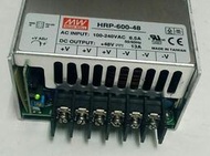 🌞二手現貨保固 MW 明緯 HRP-600-48 48V 13A PFC交換式電源供應器(624W) 冷卻風扇開關控制