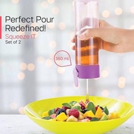 Tupperware Squeeze Me 360ml/ Squeeze It 360ml/ Bekas Susu Mayonnaise Madu Honey Olive Oil Ketchup