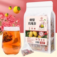 Teh Mawar Buah Prickly Pear Qiaoyuntang 150g/beg, 30 beg kecil berbentuk segi tiga, pek pukal, denga