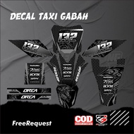 Decal Ojek Gabah Decal Taxi Gabah Yz New Decal Ojek Gabah Vinyl Material Hologram Material Free Cust