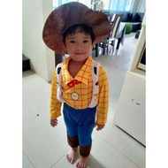 Toy story woody costume for kids,fit 2yrs to 8yrs old