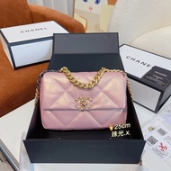 Preferred❤ Pearl [With No. 19 Box Series Diamond Bag Double C Gold Button Ladies Style B Style] 2f0
