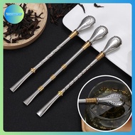 AA Drinking Straw Yerba Mate Tea Spoon Drinkware Stainless Steel Reusable Straws Metal Washable Tea 