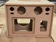 ตู้แบนพาส 6.5 นิ้ว งานดิบ