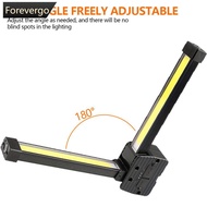 FOREVERGO Rechargeable Car Multi-functional COB LED Work Light Foldable Inspection Light with Magnet
