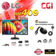 LG 22" 22MK430H FULL HD IPS LED Monitor + Google Chromecast 2 HDMI Streaming TV Dongle