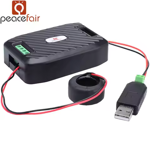 PZEM-014/PZEM-016 AC 80-260V 10A/100A Volt Amp Voltage Current Voltmeter Frequency Power Factor Mete