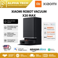 Xiaomi Robot Vacuum X20 Max | Extendable Mop Arm | Precise Edge Cleaning auto mop pad washing Automa