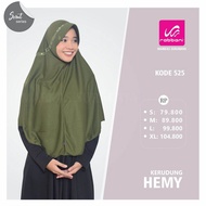 Rabbani Kerudung Hemy Hijab Instan Sekolah Bahan Polyester