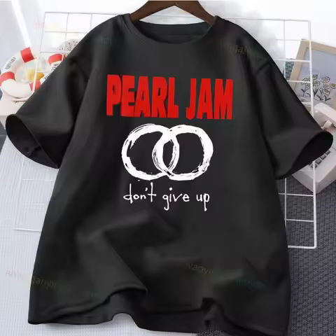 Men's T-Shirts Parkway Drive Band Fan Hipster Pure Cotton Tees Short Sleeve -Pearl-Jam- Alive T Shir