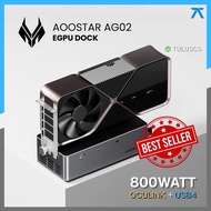 Aoostar AG02 eGPU Dock PCIE 4.0 USB4 Oculink External Graphic Card Docking Station with Power Supply