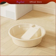 MagiDeal Versatile Laundry Basin with Soap Slot Large Wash Basin for Bathroom Wash Basin Faucet and 