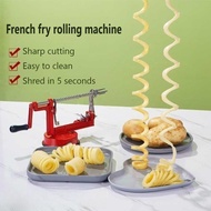 Hand-cranked Potato Roll Maker, Twisting Potato Tart Maker, Stainless Steel Mini Potato Roll Maker, 