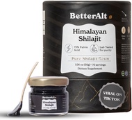 Better Alt Pure Himalayan Shilajit Resin High Potency Gold Grade for Men &amp; Women| 75 Servings for Energy Boost &amp; Immune Support, 85+ Trace Minerals, 75%+ Fulvic Acid, with Lab Test Report,400mg Shilajit Pack of 1