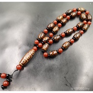 Jade Nine-Eyed Necklace Retro Dzi Beads Sweater Chain Tibetan Agate Dzi Beads Cheap Agate YDKL