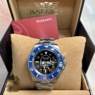 ORIGINAL🔥Blue BALMER 7918 sapphire Watch Unisex 40mm Quartz watch full stainless steel