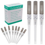 Catheter Piercing Needles - 50PCS 16 Gauge Catheter Needles Ear Nose Piercing Needle IV Catheter Nee