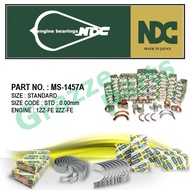 NDC Japan Engine Main Bearing STD (0.00mm) Size MS-1457A for Toyota Rav 4 Rav4 1.8 1ZZ-FE 2ZZ-FE