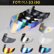 HYS READY STOCK VISOR HELMET FOR HJC HJ-33 I90 HELMET RAINBOW TRANSPARENT REVO RED RESISTANT