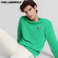 KARL LAGERFELD - IKONIK 2.0 PATCH SWEATSHIRT 230M1801 เสื้อสเวตเตอร์