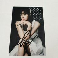 Lisa Autographed Photo Merchandise Muji blackpink Autographed Merchandise Send Fan Gift/lsad