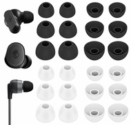 12 Pairs Ear Tips Buds Compatible with Skullcandy in-Ear Earphone, Replacement Flexible Silicone Ear