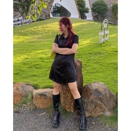 Ms. glossy silk dress. Dress - Dear U