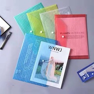 A4 Transparent File Folder Clear Paper File Folder 5 colors