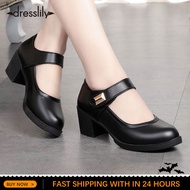 Dresslily New School Shoes Marikina Shoes School Shoes for Women Soft Leather Shoes High Heels