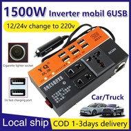 1500W Car Power Inverter 12v/24v-220v Dc To Ac Car Inverter Universal Power Adapter Socket Plug Conv