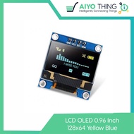 LCD OLED 0.96 Inch 128x64 Yellow biru I2C Series Module