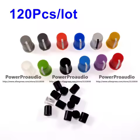 120pcs Rotary Knob NI For Traktor Kontrol Z1 Z2 S2 S4 S5 S8 DJ Controller Mixer colorful item you ca