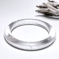 唯白。手鐲 細品歲月 全脈輪 療癒 I 白水晶 彩虹水晶 54.1mm I