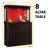 ALTAR TABLE / PRAYER CABINET WITH TOP / 神台/ BUDDHA TABLE / PRAYER TABLE /ALTAR CABINET/FENGSHUI ALTAR/风水神台 / 5FT ALTAR