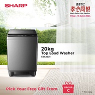 Sharp ESX2021 20kg Top Load Washing Machine