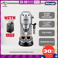 Delonghi EC685.M Dedica Coffee Machine Espresso Maker - Matt Silver EC685M