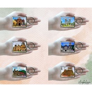 Angbaligya - CHURCH SMALL ACRYLIC KEYCHAIN DESIGN (ILOCOS SUR, ILOILO, LAGUNA)