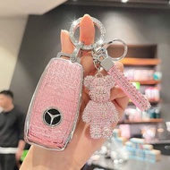 Mercedes-Benz C200,E200 3-button Iridescent Key Case - Mercedes Car Key Cover