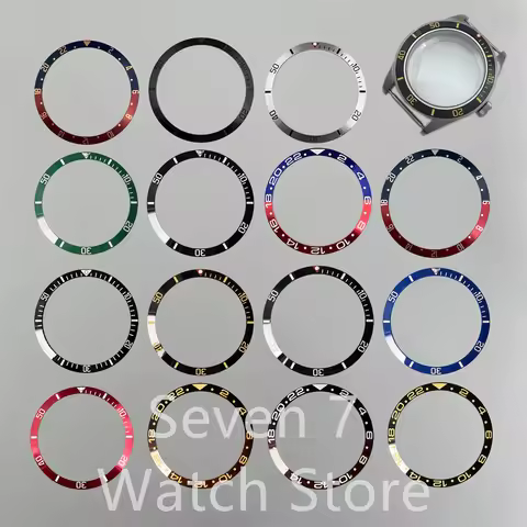 Watch bezel insert 37mm x 31.4mm ceramic/aluminum bezel dive ring /GMT ring insert suitable for our 