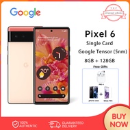 Google Pixel 6 Unlocked US Version Single Sim + eSIM 5G Mobile Phone Google Tensor (5nm) 4614 mAh 8G