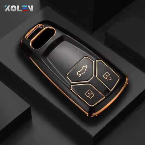 Fashion TPU Car Remote Key Case Cover Shell For Audi A4 B9 A5 A6 8S 8W Q5 Q7 4M S4 S5 S7 TT TTS TFSI