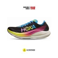 Sepatu Hoka Pria Running Rocket X2 Black Multi - Sepatu Hoka One Carbon - Sepatu Olahraga Pria Dewas