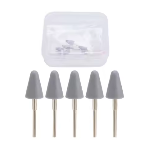 5PCS Pen Replacement Nibs Grey Fine Point Hard Nibs for Andana Penoval USI 2.0, USI702, MPEN4.0, MPP