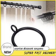 Freemarket 40 Pcs Black Curtain Rings 1.57 Inch Metal 4 Lbs Capacity for Rods Up to 1 with Rust Proo
