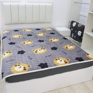 Thảm trải giường Yuki nỉ nhung mịn êm ấm áp size 1m2x2m 1m6x2m 1m8x2m 2m2x2m |chần bông tinh khiết 1