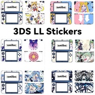 for Nintendo 3DS LL Sticker Cartoon Screen Protector Anti-scratch Nintendo 3DS LL Full Body Sticker Protective Film