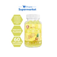 Biofinest Calcium Magnesium Zinc K2 D3 Gummy Supplement - Enhanced Absorption Healthy Bone Teeth Met