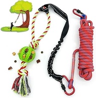 NEECONG Dog-Bungee-Toy Outdoor Dog Toys for Large or Small Dogs，Durable Tugger for Tug-of-War with C