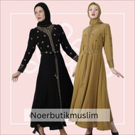 Hikmat Fashion Original A3099 Abaya Hikmat noerbutikmuslim Gamis turki