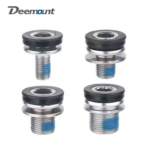 Deemount M8/10/12/15 Bolts W/ Thread Lock O-Ring for Bicycle Square B.B. Splined Crank Seal B.B. Mou